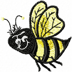Bees Embroidery Design 5 Bees Embroidery Design 5